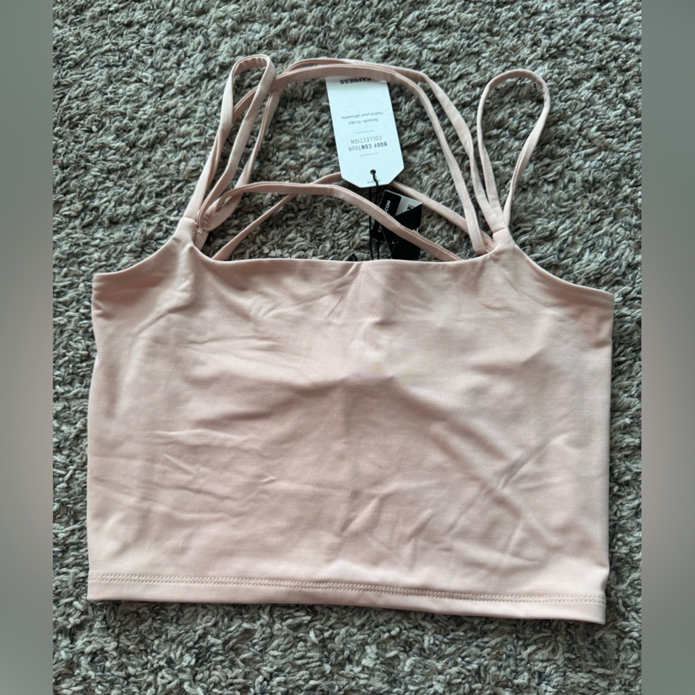 Express Blush Bandeau Top